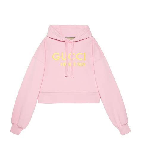 pink gucci sweatshirt cheap|gucci cropped sweatshirt etsy.